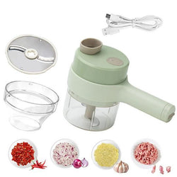 Compact Wireless Vegetable Chopper – Battery Operated, Effortless One-Touch Food Cutter
