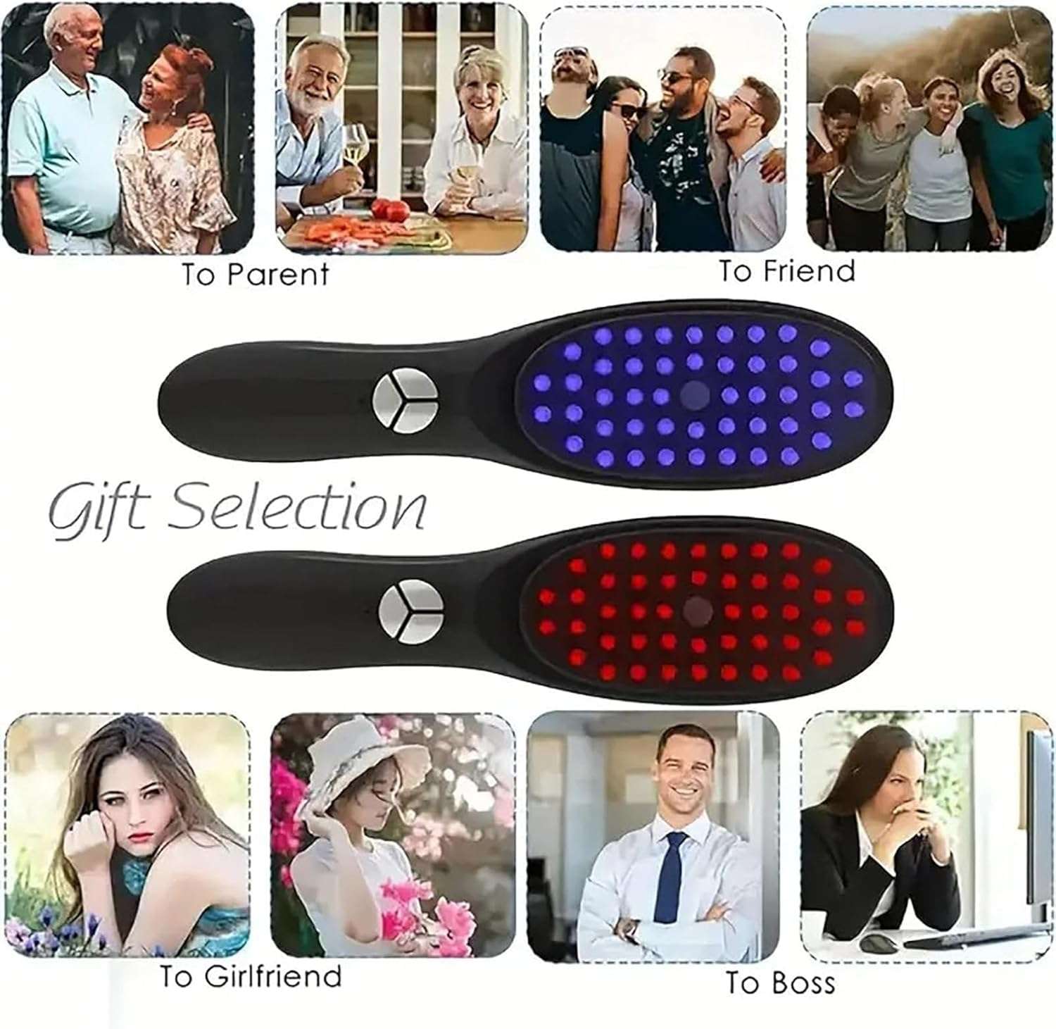 Hair Growth Comb with Infrared Light & Massage Therapy - Lees Store