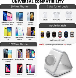 3-in-1 Wireless Charging Pad - Lees Store
