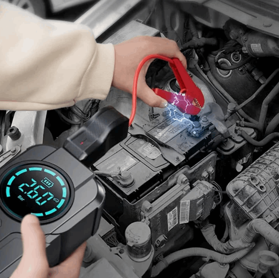 Jump Starter With Air Pump © - Lees Store
