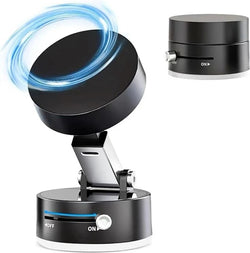 Universal Magnetic Car Phone Mount with 360° Rotation & Enhanced Suction Cup