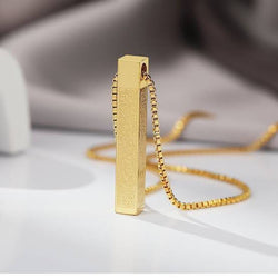 Ayatul Kursi Bar Necklace - Islamic Jewelry for Her