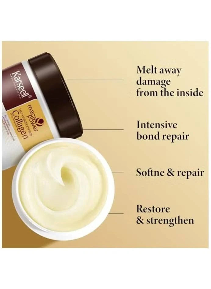 Karseell Collagen Hair Treatment - Deep Repair Mask 500ml - Lees Store